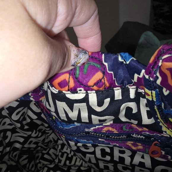 Marc By Marc Jacobs Quilted Pattern Tote Bag - Multicolor EUC - Picture 5 of 13